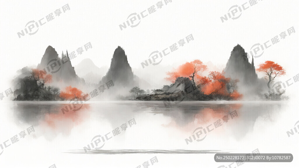 简单大气中国风元素封面