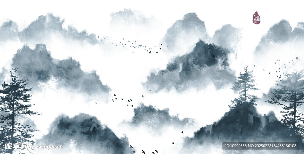 中国山水风景画