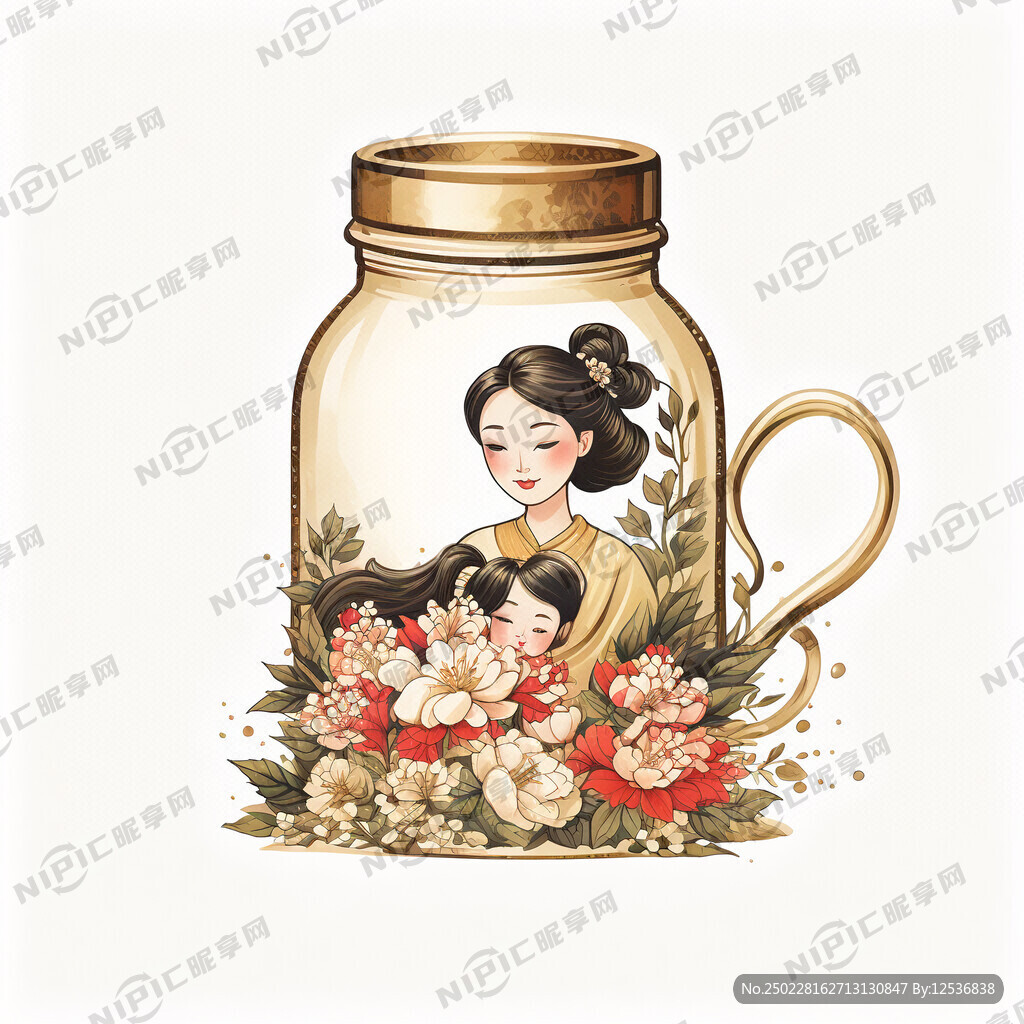 金色最好的妈妈加红心的的组合用