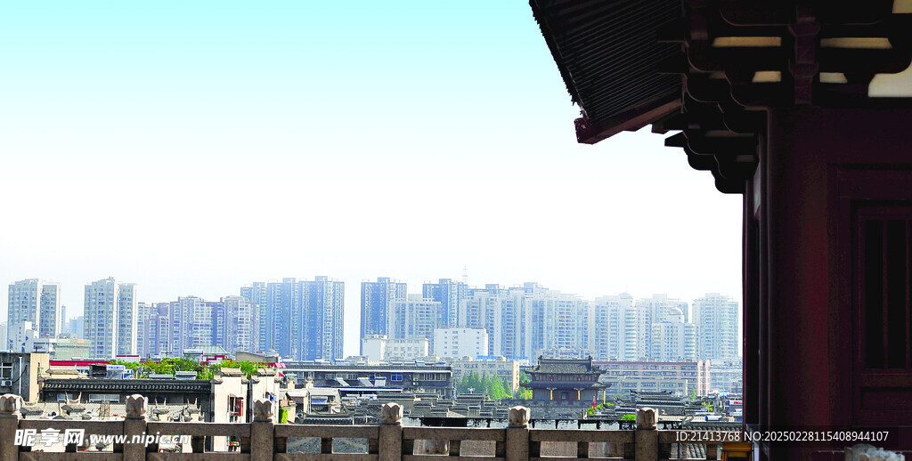 城市建筑全景