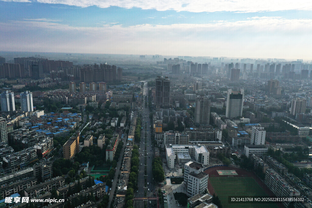 城市建筑全景