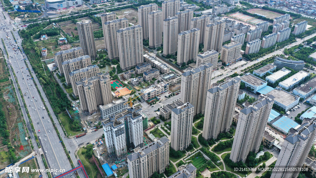 城市建筑全景