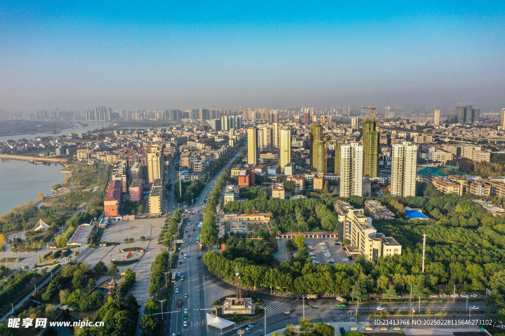 城市建筑全景