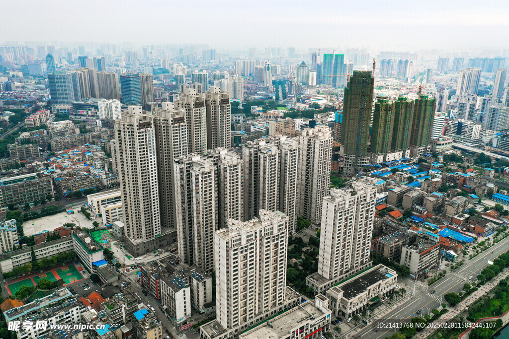 城市建筑全景