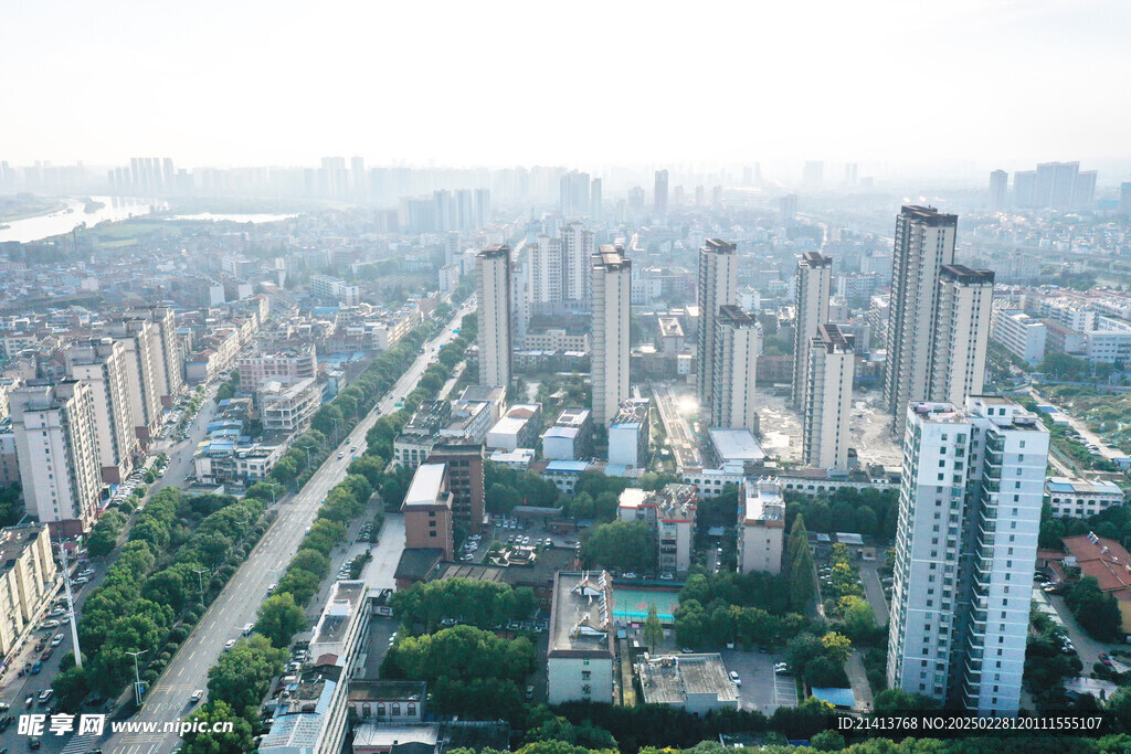 城市建筑全景
