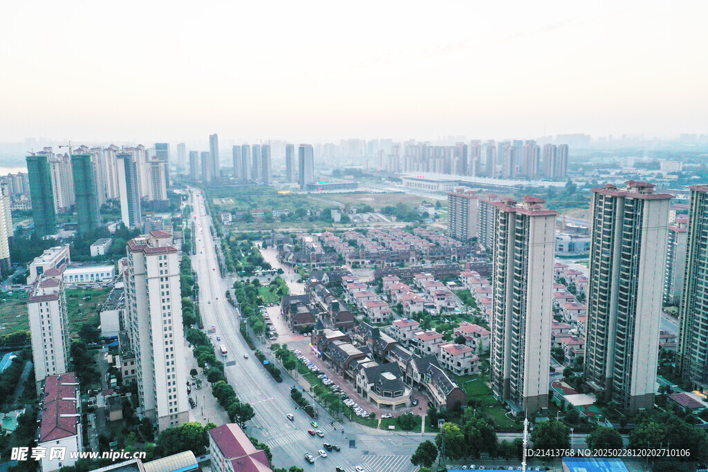 城市建筑全景
