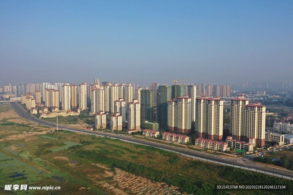 城市建筑全景
