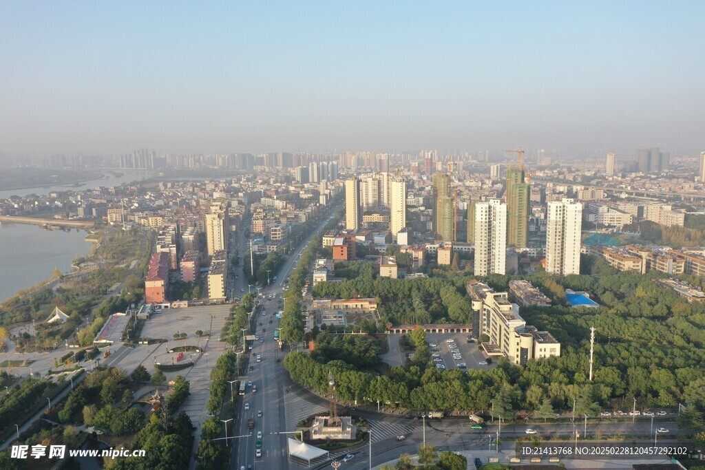 城市建筑全景