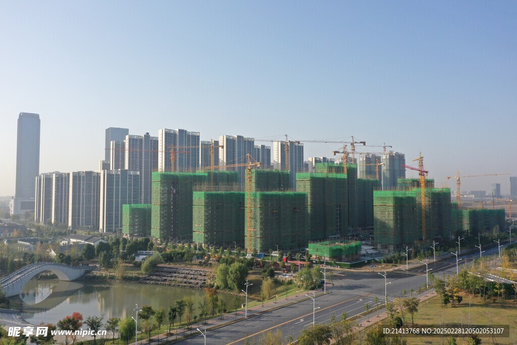 城市建筑全景