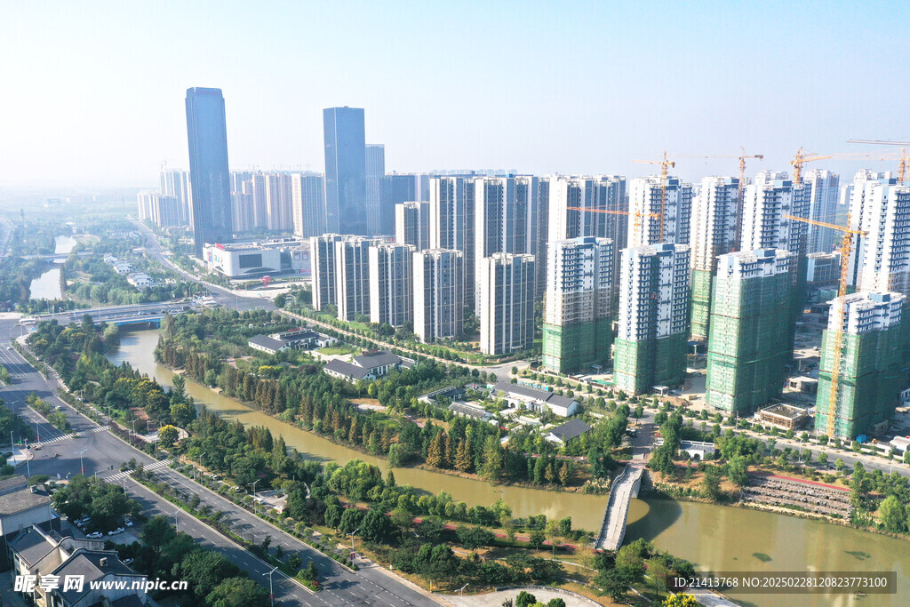 城市建筑全景