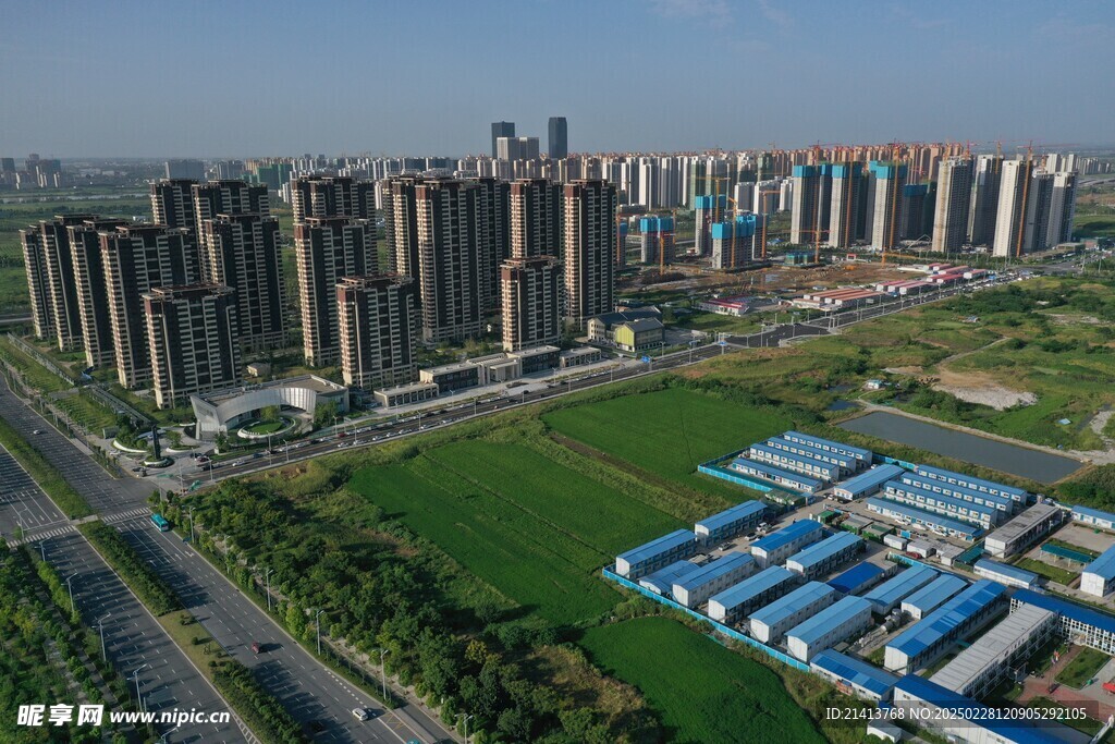 城市建筑全景