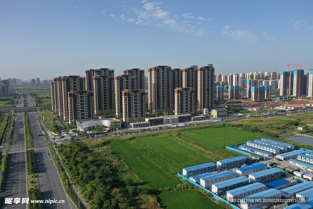 城市建筑全景