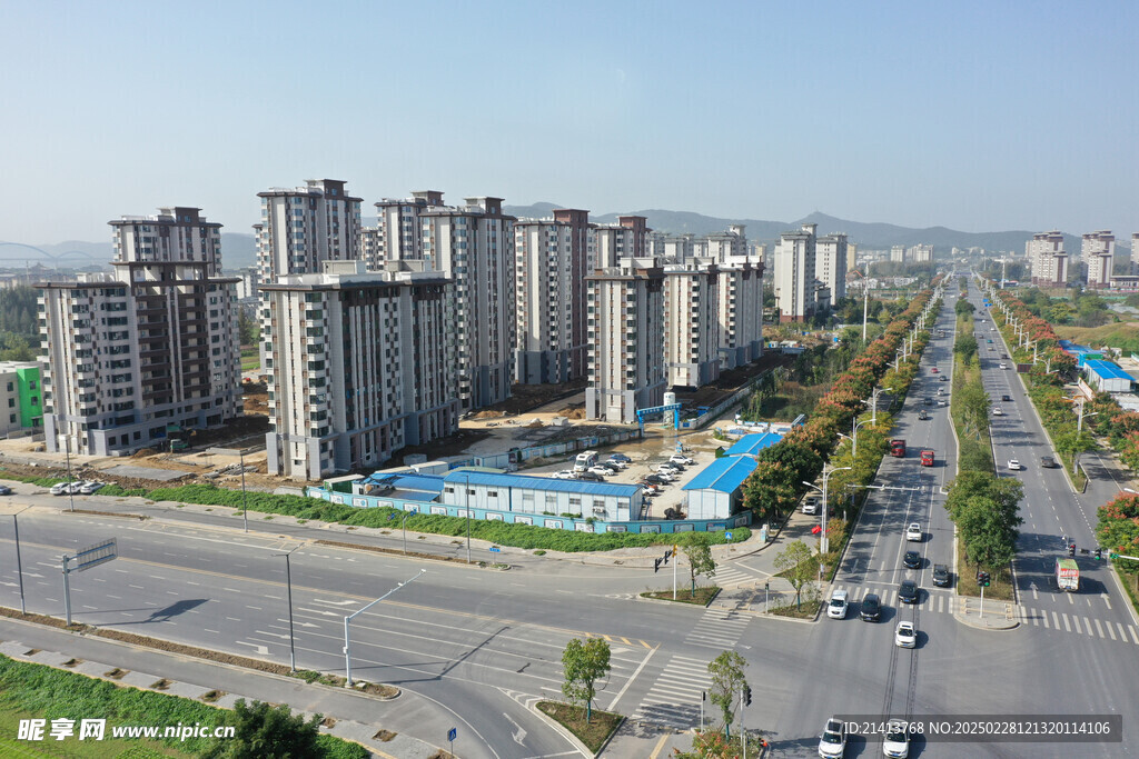 城市建筑全景