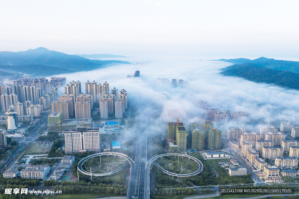 城市建筑全景