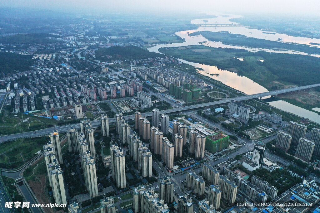 城市建筑全景
