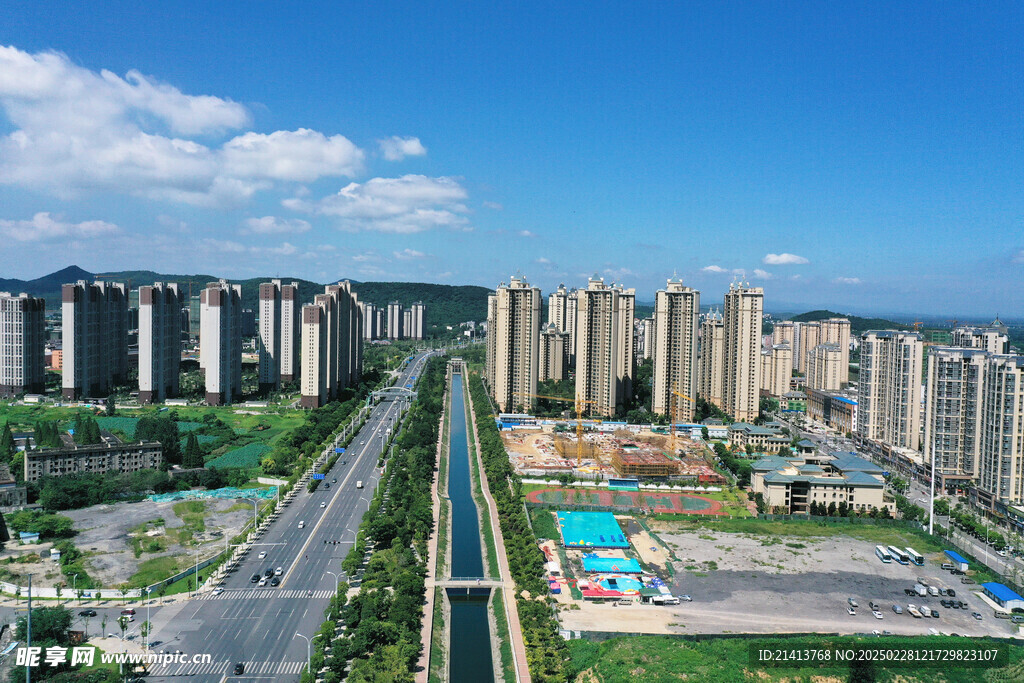 城市建筑全景