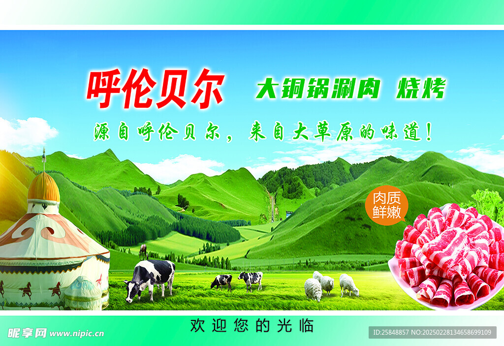 菜单 呼伦贝尔 大草原 草地 