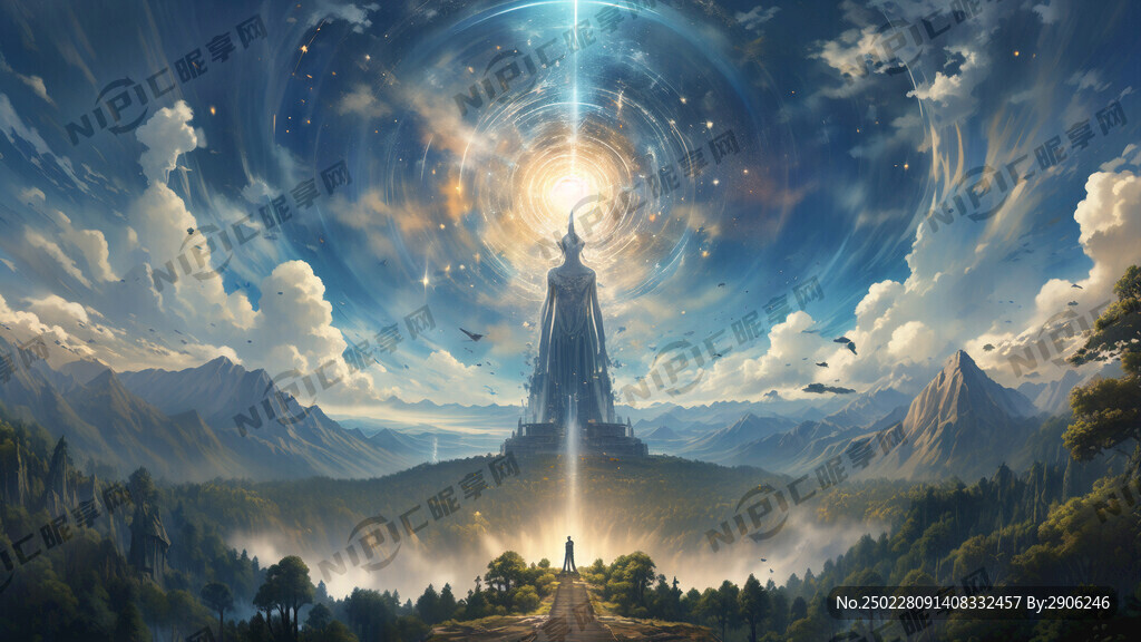 神圣 蓝天 大地 森林