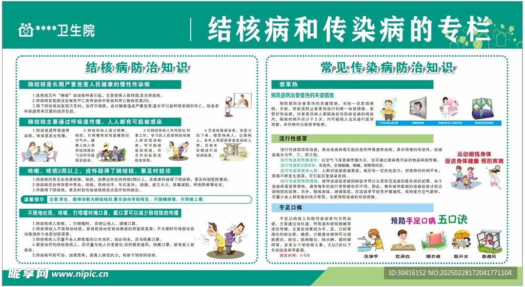 传染病宣传栏