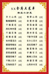 点菜单 