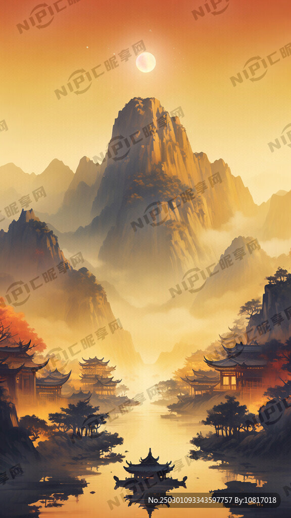 单色背景 渐变 纯色 暖黄