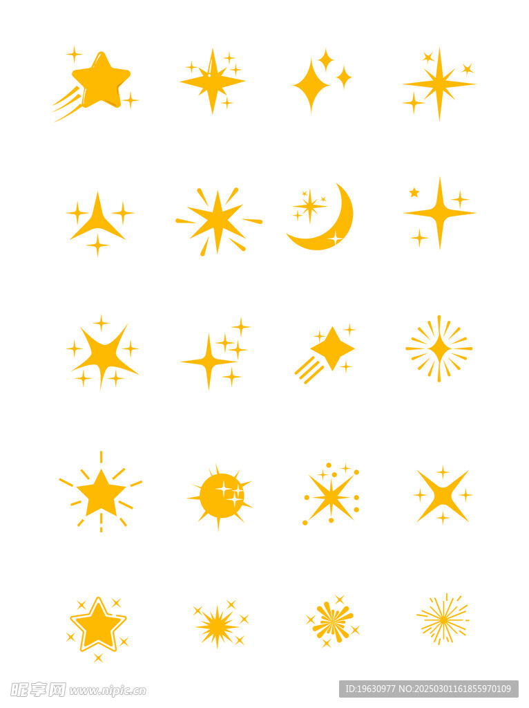 卡通星星