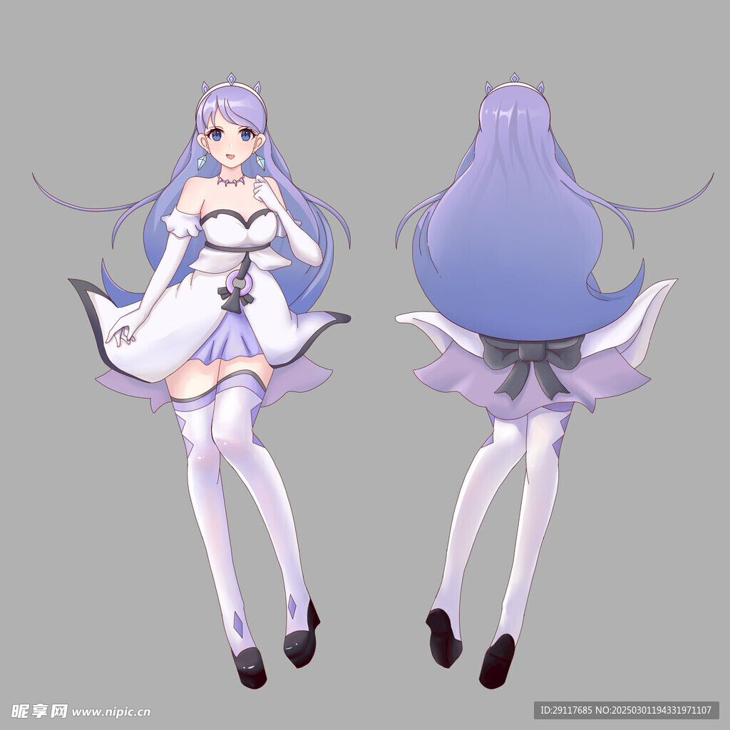日系二次元插画女孩