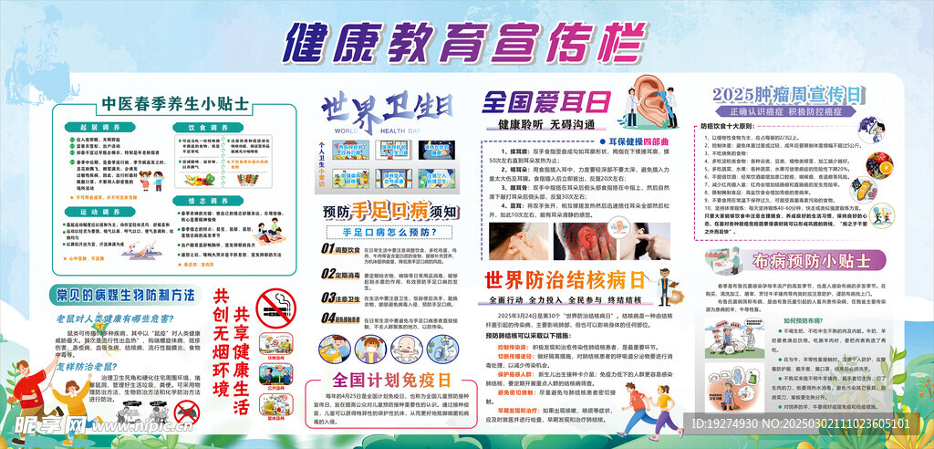健康教育宣传栏