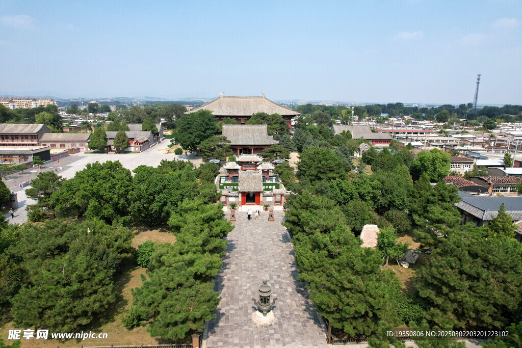 义县奉国寺建筑航拍