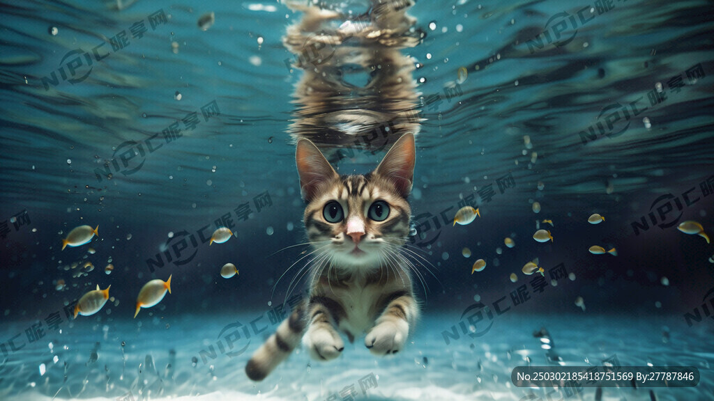 水下猫咪