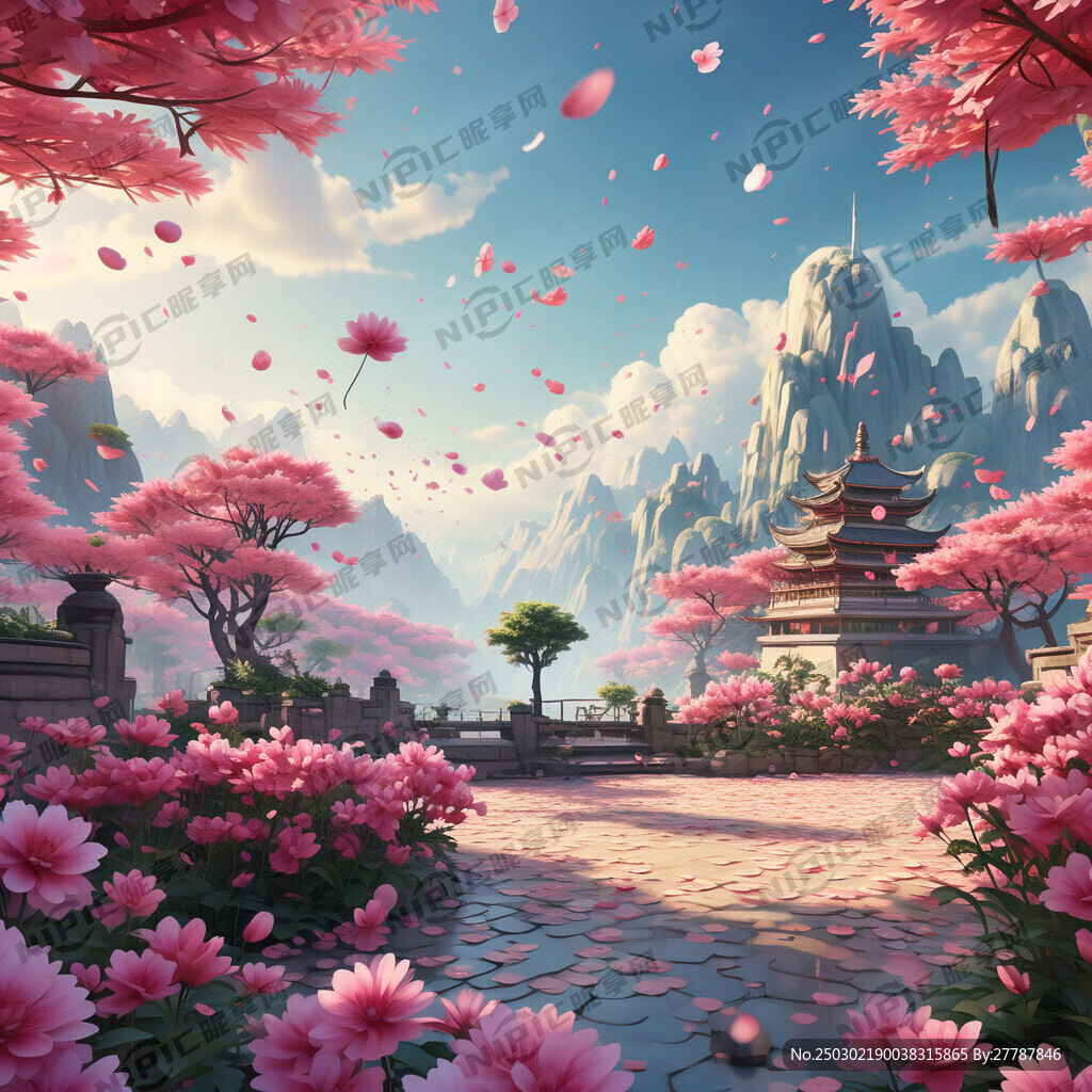 游戏梦幻唯美新中式风景 超高清
