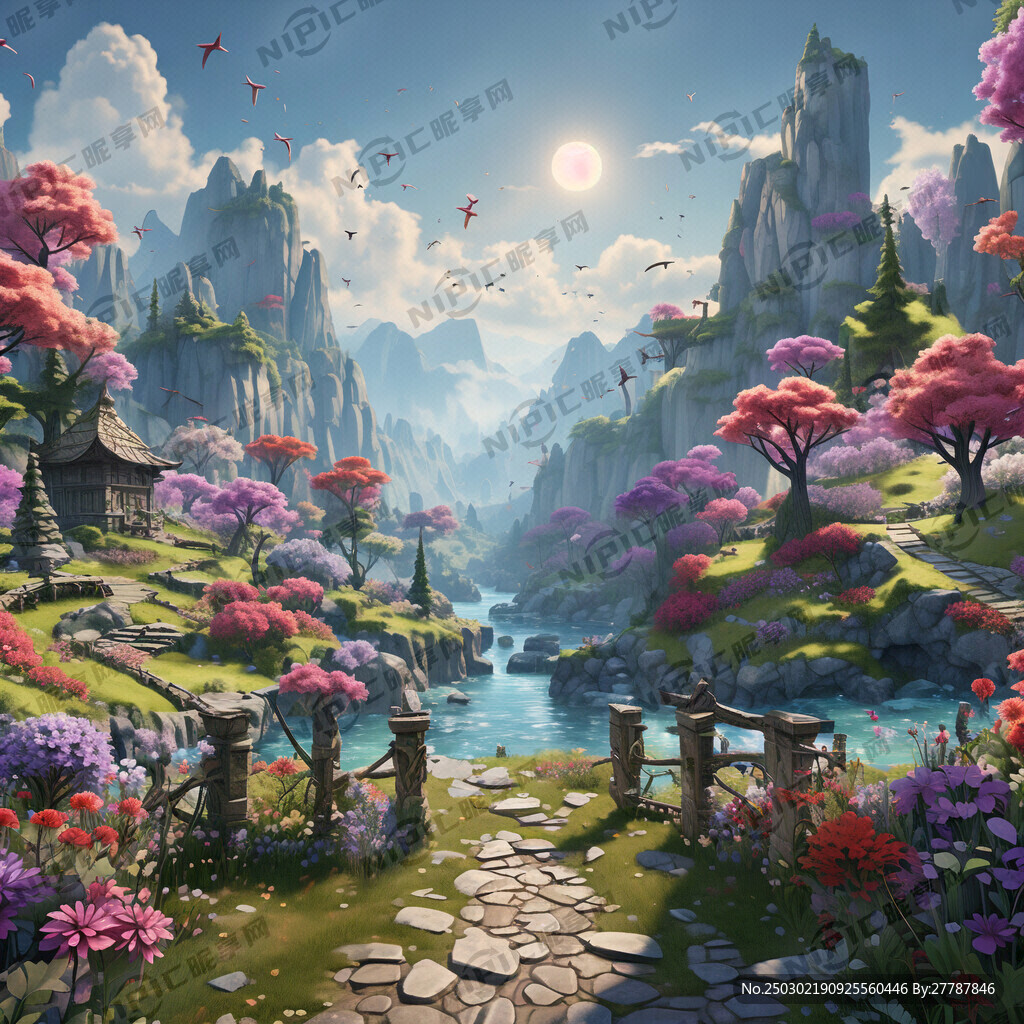 游戏梦幻唯美风景 超高清