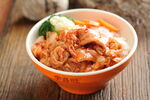 辣白菜猪肉饭