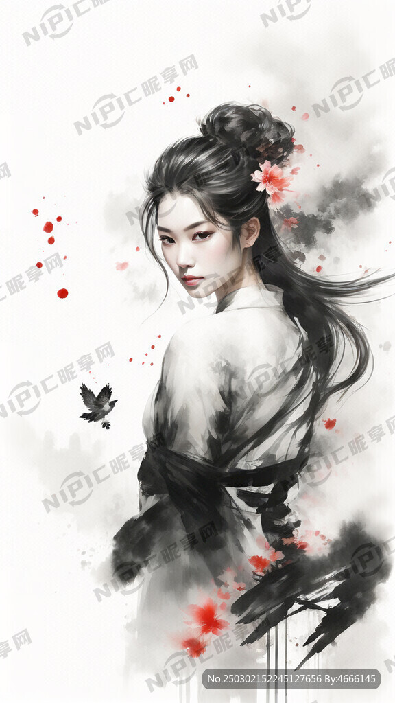 春姑娘 美丽可爱 长发飘逸