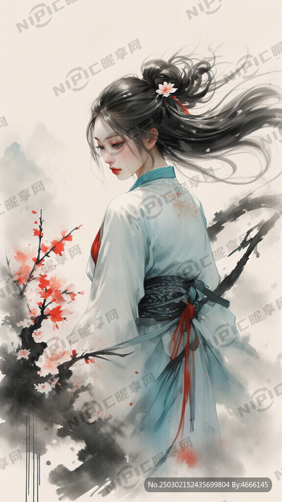 春姑娘 美丽可爱 长发飘逸