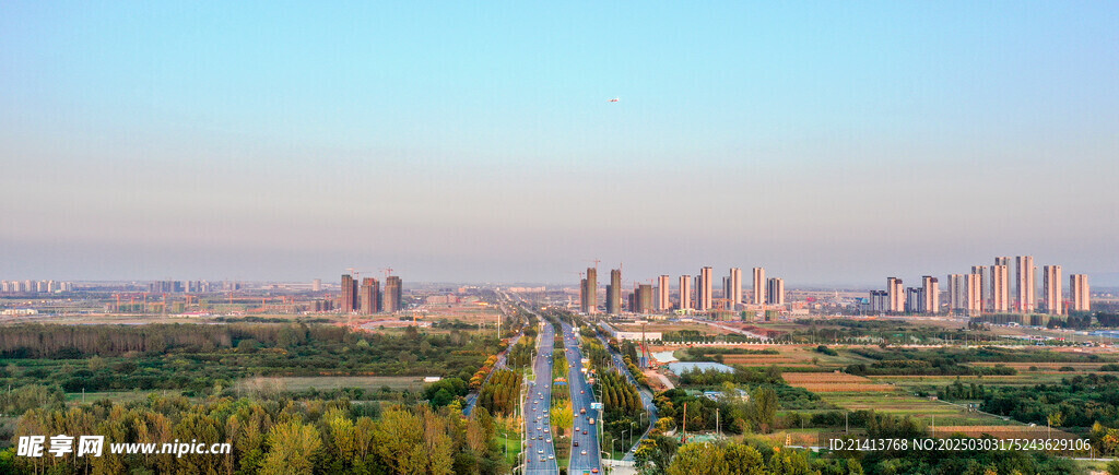 城市建筑全景