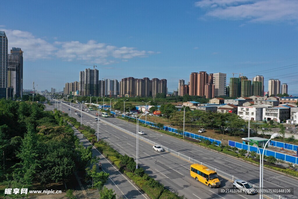 城市建筑全景