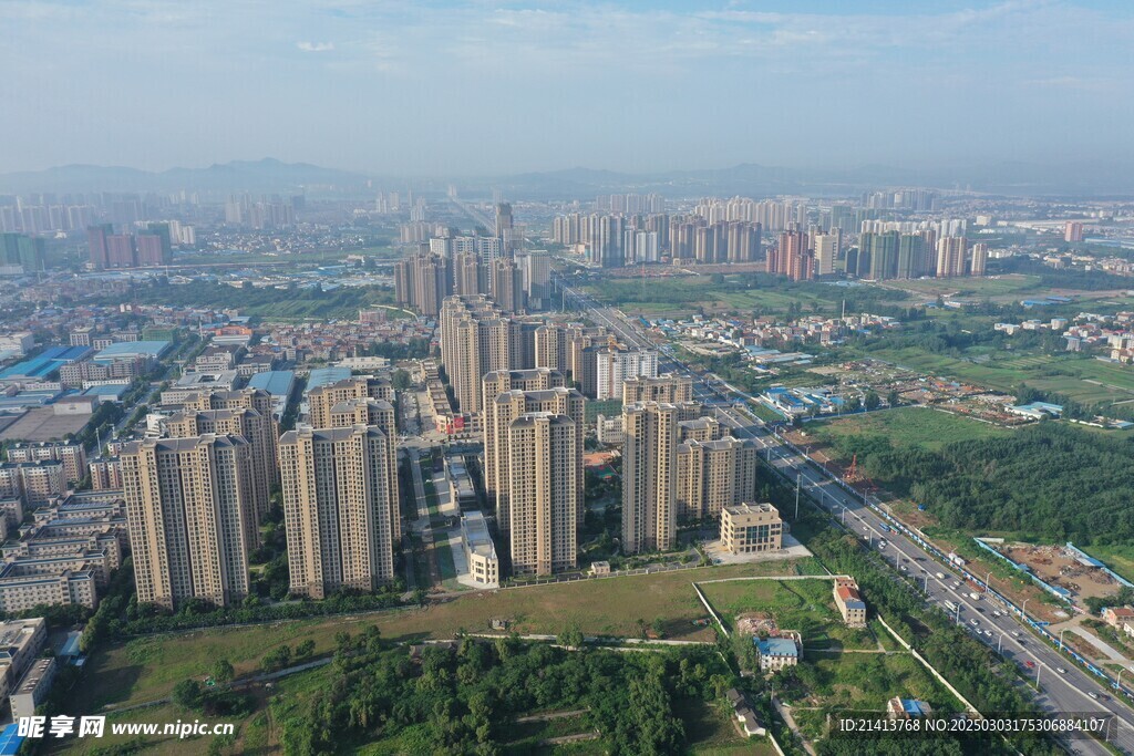 城市建筑全景
