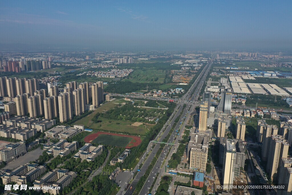 城市建筑全景
