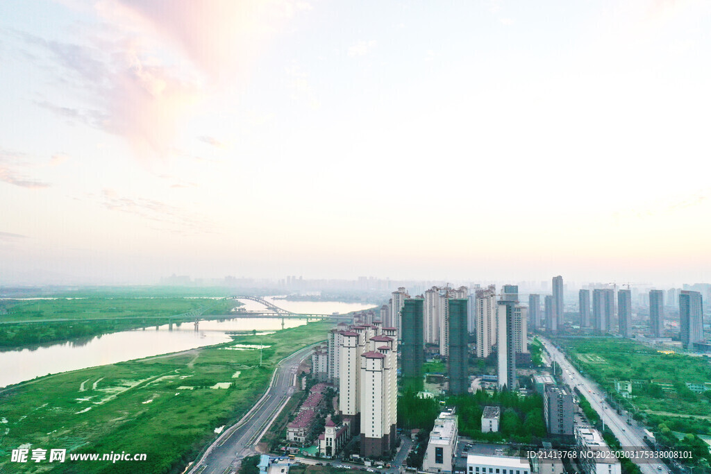 城市建筑全景