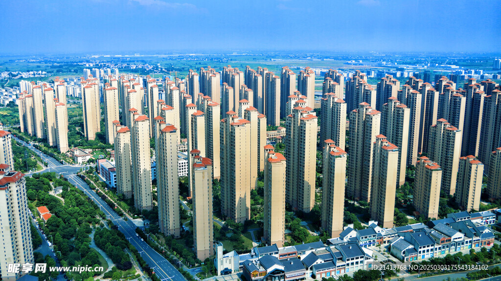 城市建筑全景