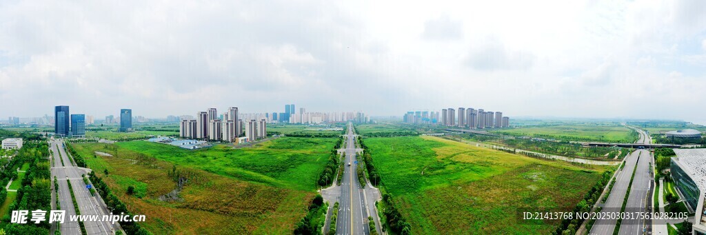 城市建筑全景