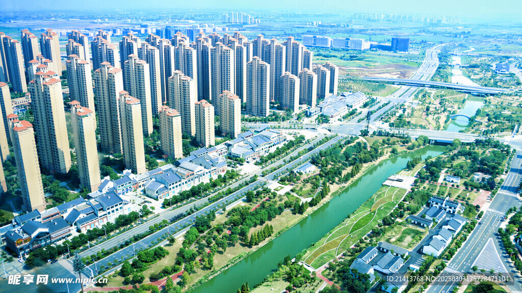 城市建筑全景