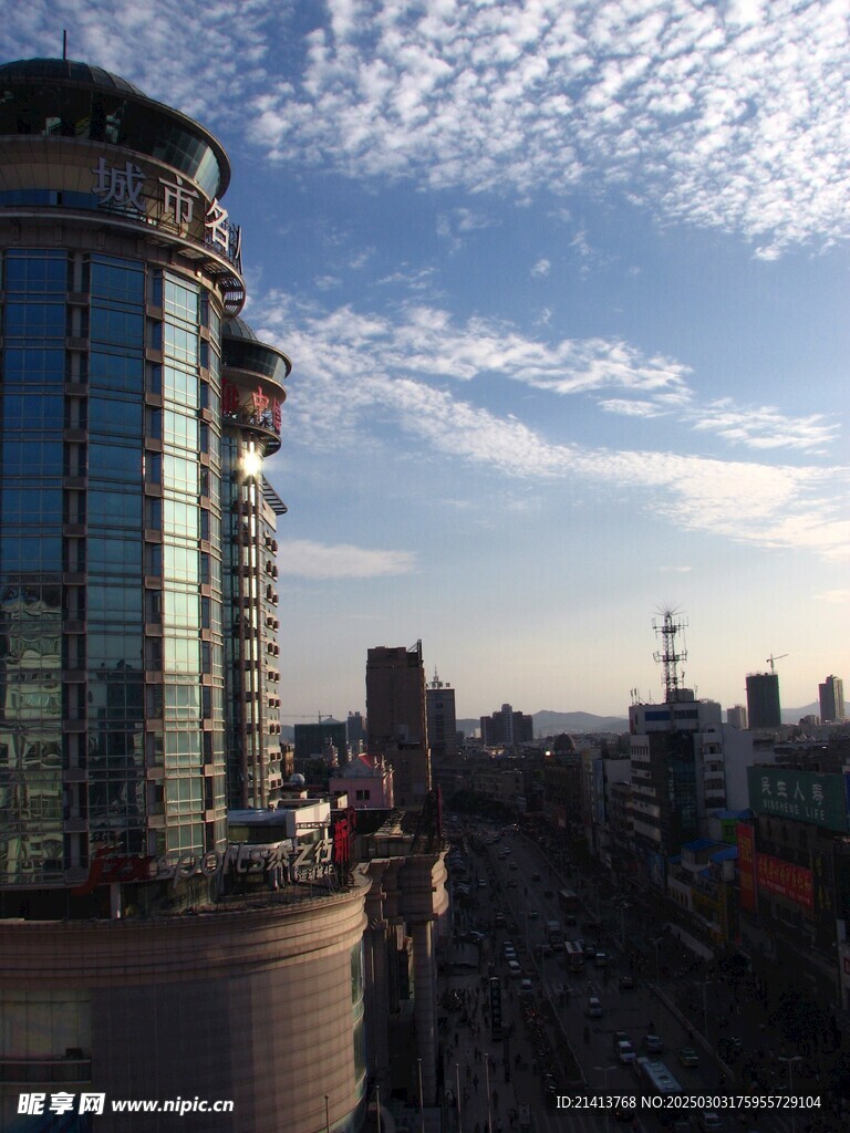 城市建筑全景
