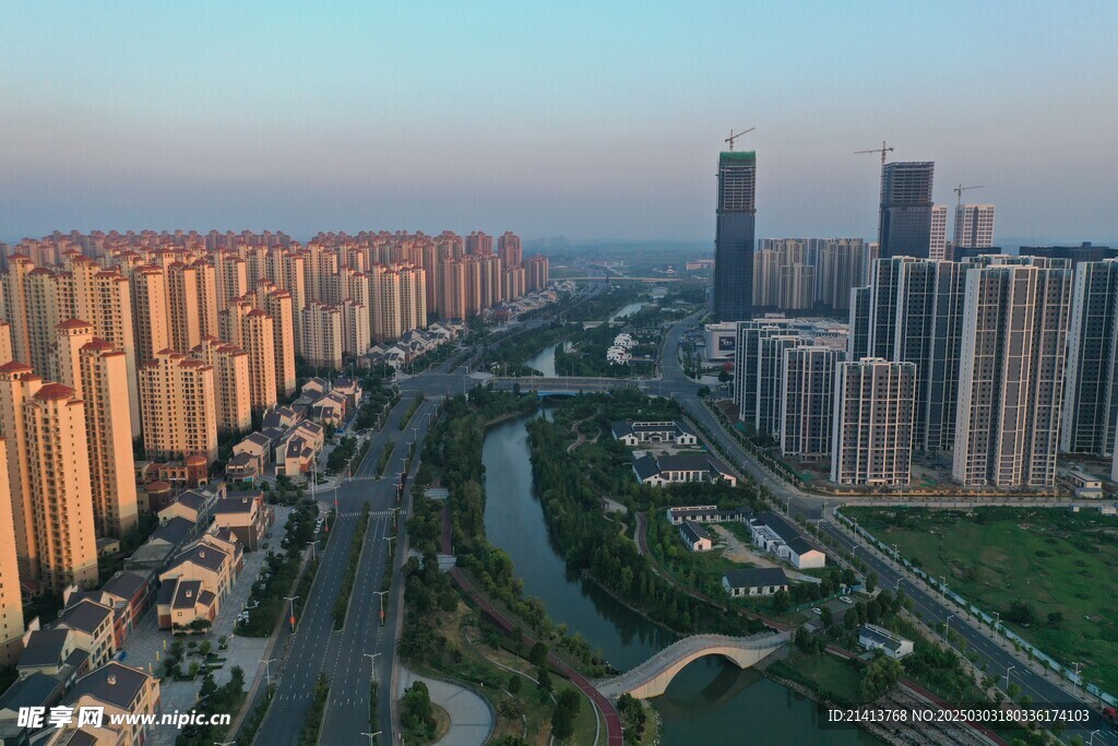 城市建筑全景