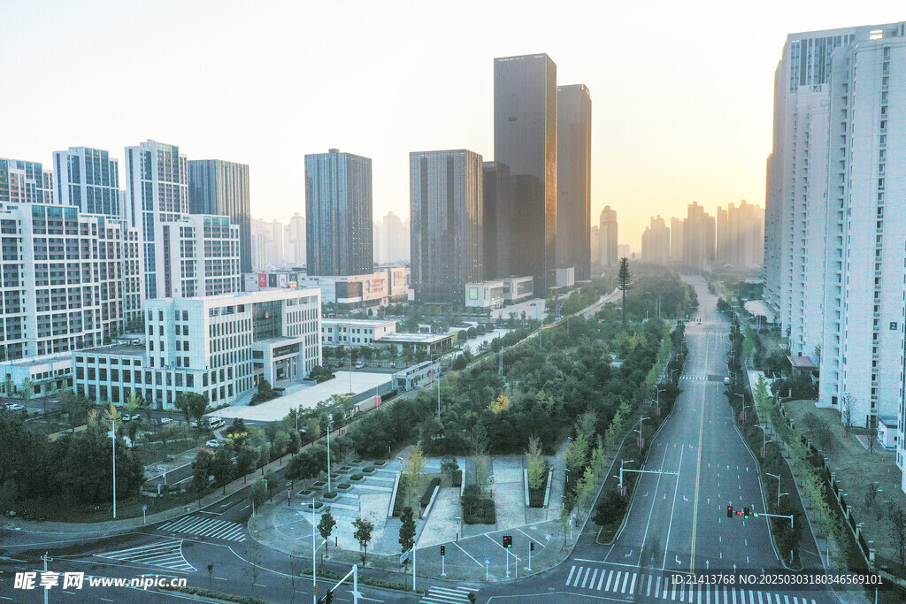 城市建筑全景