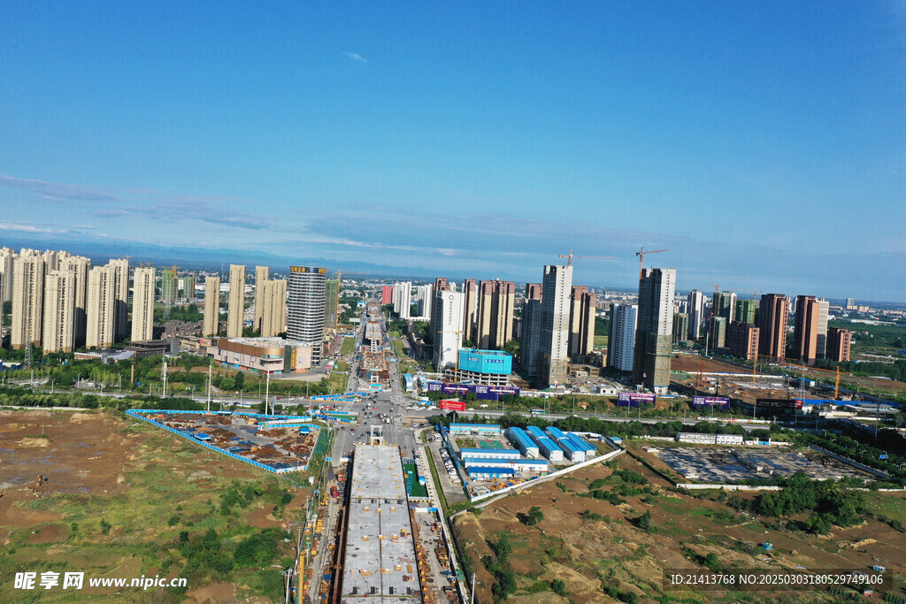城市建筑全景