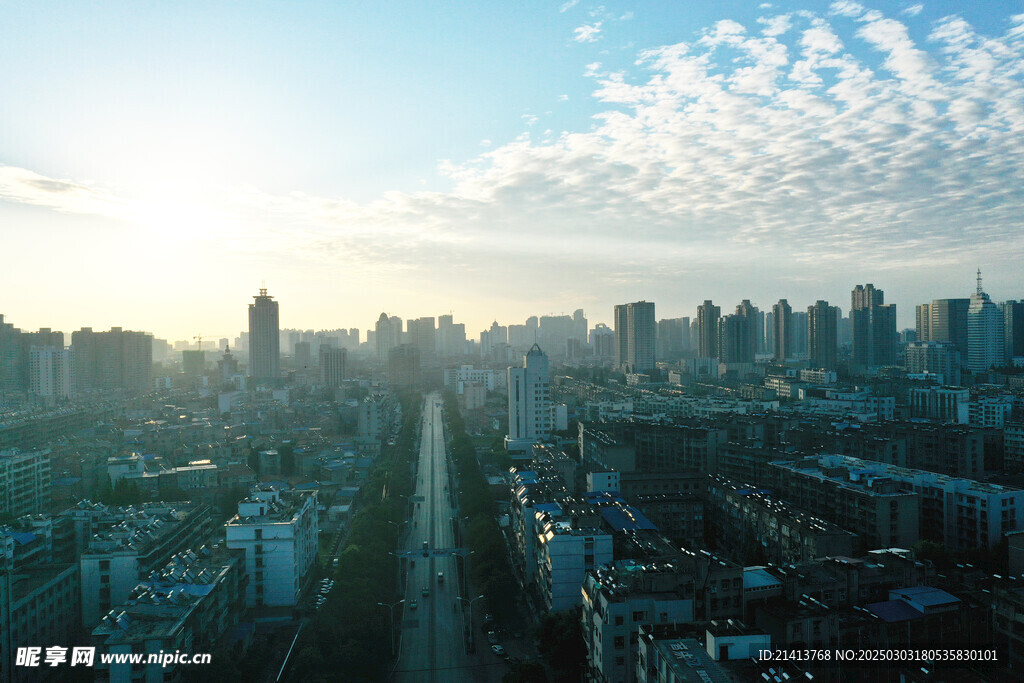 城市建筑全景