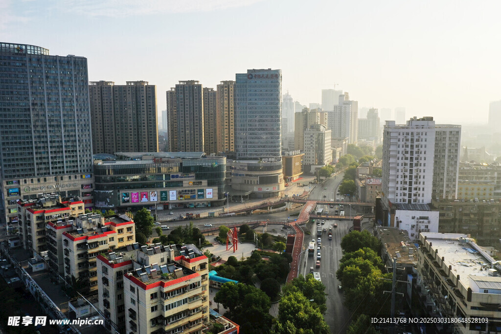 城市建筑全景
