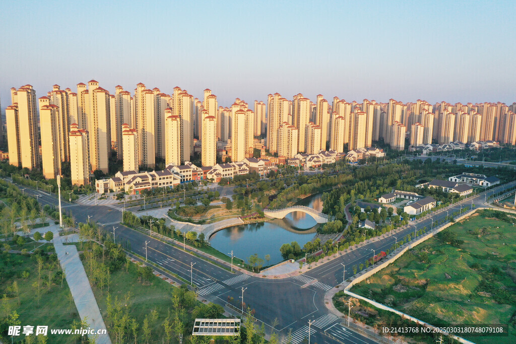 城市建筑全景
